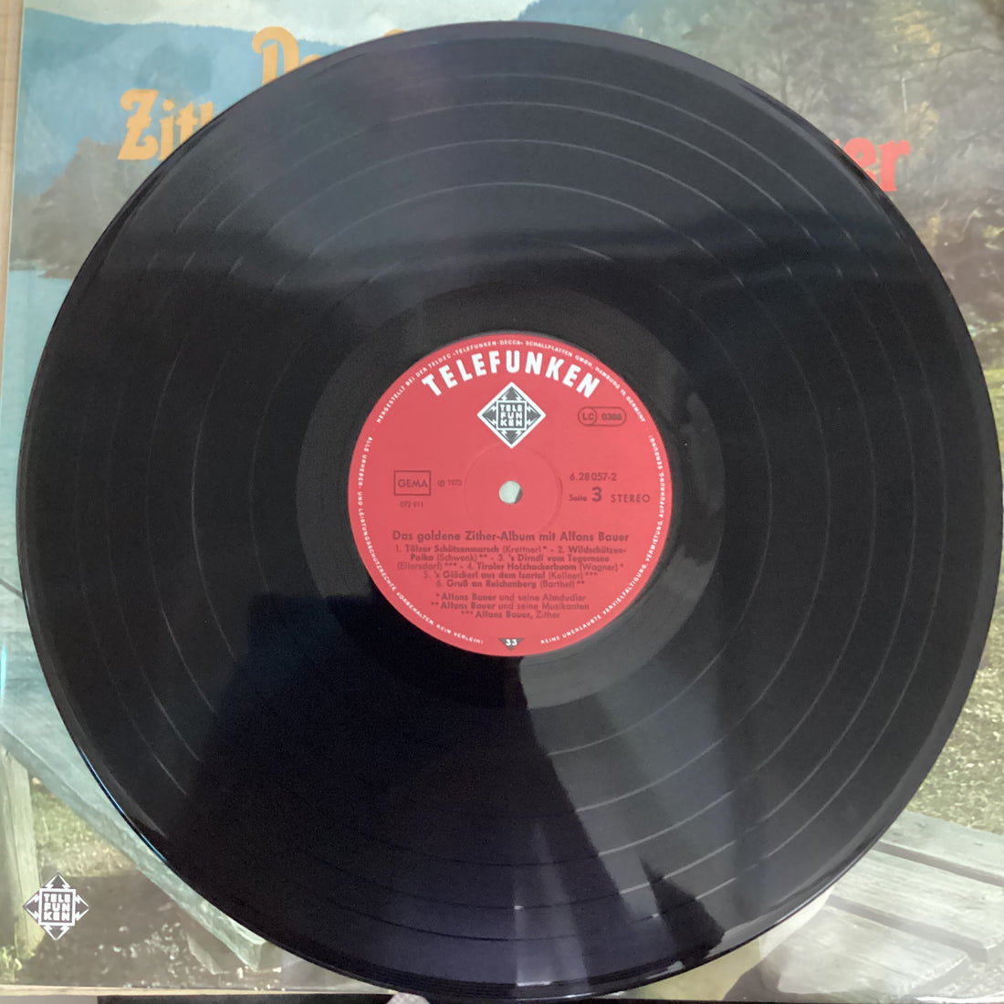 แผ่นเสียง Alfons Bauer - Das Goldene Zither-Album Mit Alfons Bauer Vinyl VG+ 2LPs