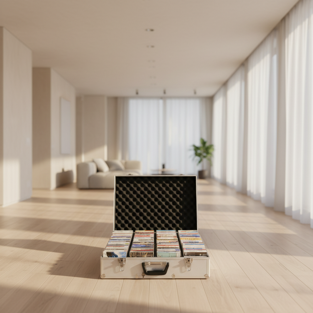 Aluminum CD Case Size L (140 CDs) #1 แถมซีดี 3000.-