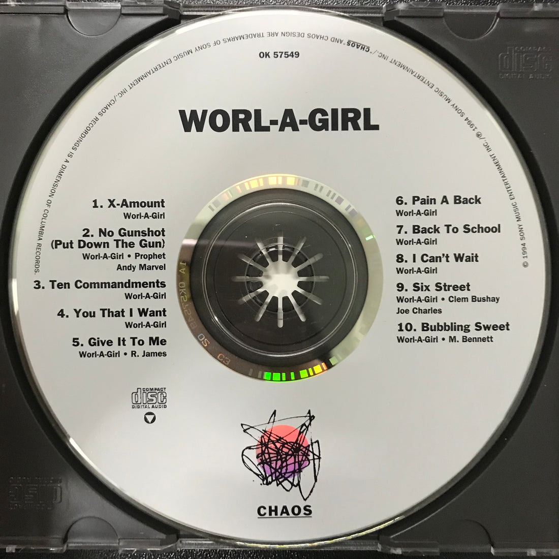 ซีดี Worl-A-Girl - Worl-A-Girl CD VG+