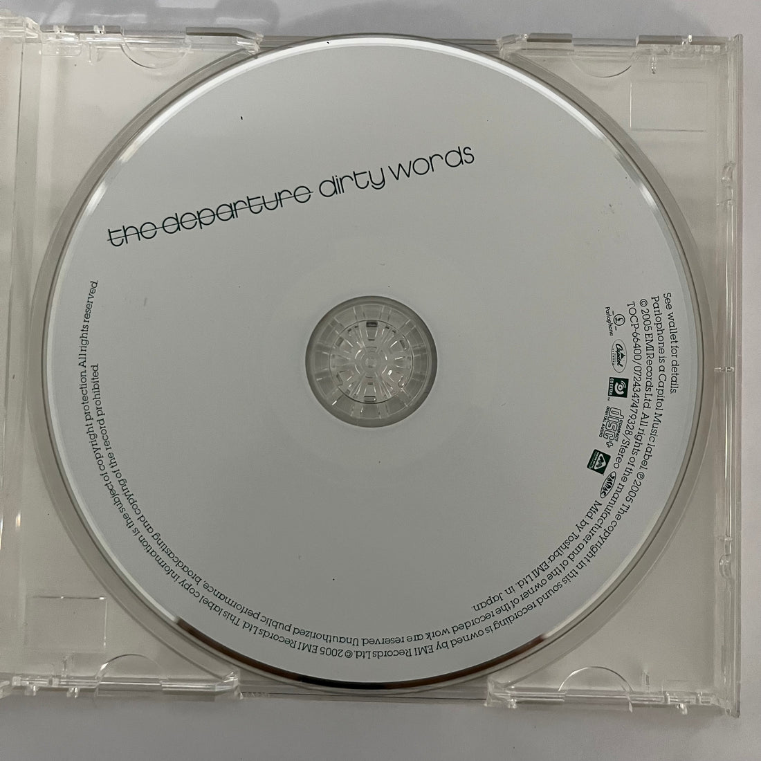 ซีดี The Departure - Dirty Words CD VG+