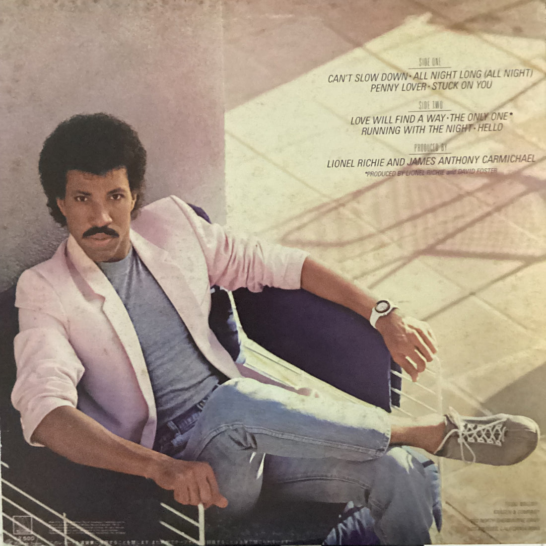 แผ่นเสียง Lionel Richie - Can't Slow Down Vinyl VG+