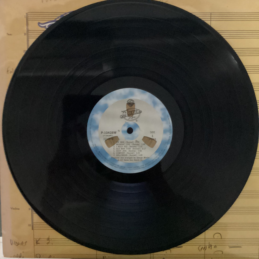 แผ่นเสียง America - Live Vinyl VG+