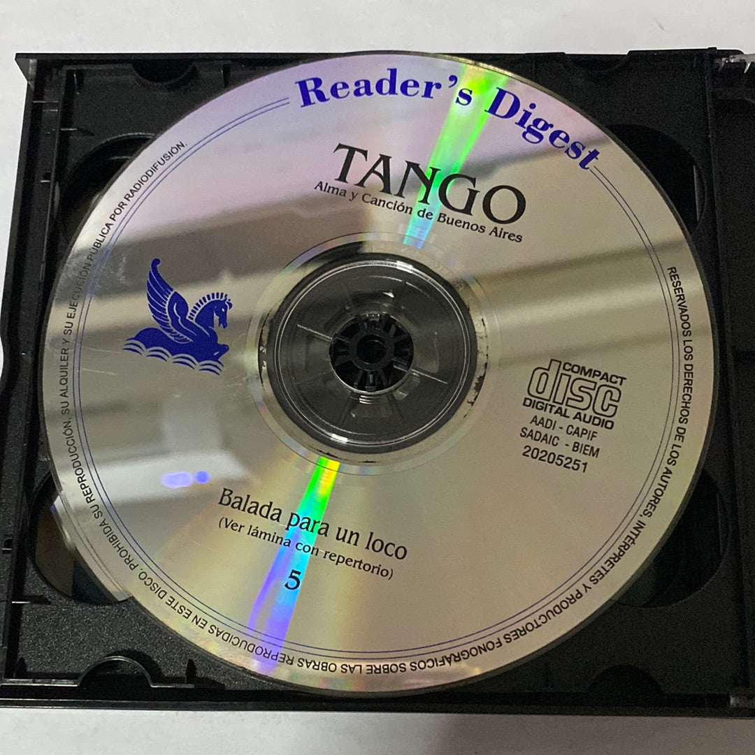 ซีดี Carlos Gardel, Astor Piazzolla, Aníbal Troilo - Tango Alma y Cancion CD VG+ 5 discs