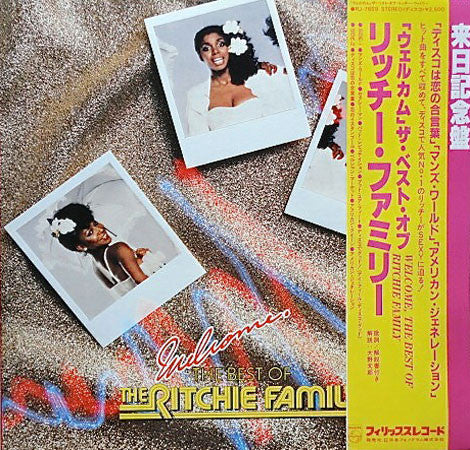 The Ritchie Family : Welcome, The Best Of Ritchie Family (LP, Comp, Promo)