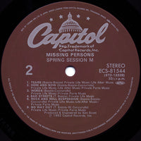 Missing Persons : Spring Session M (LP, Album)