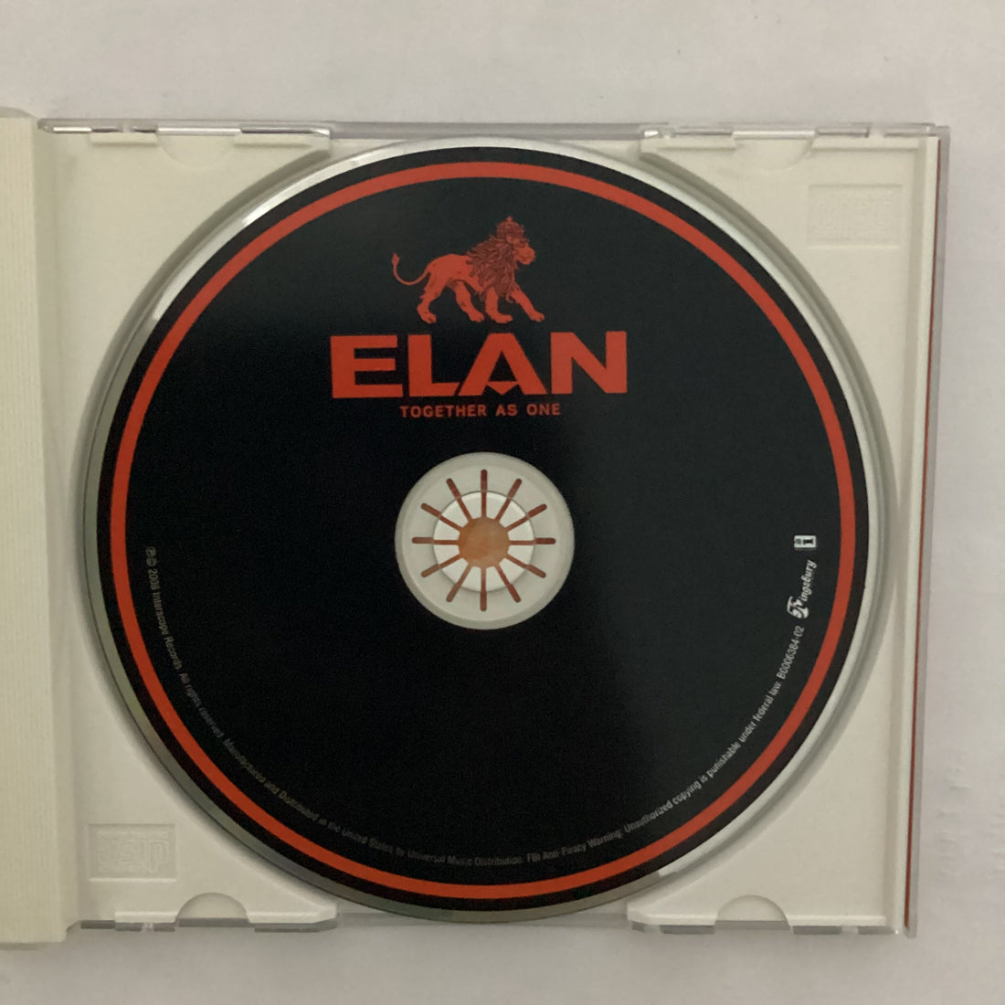 ซีดี Elan Atias - Together As One CD NM