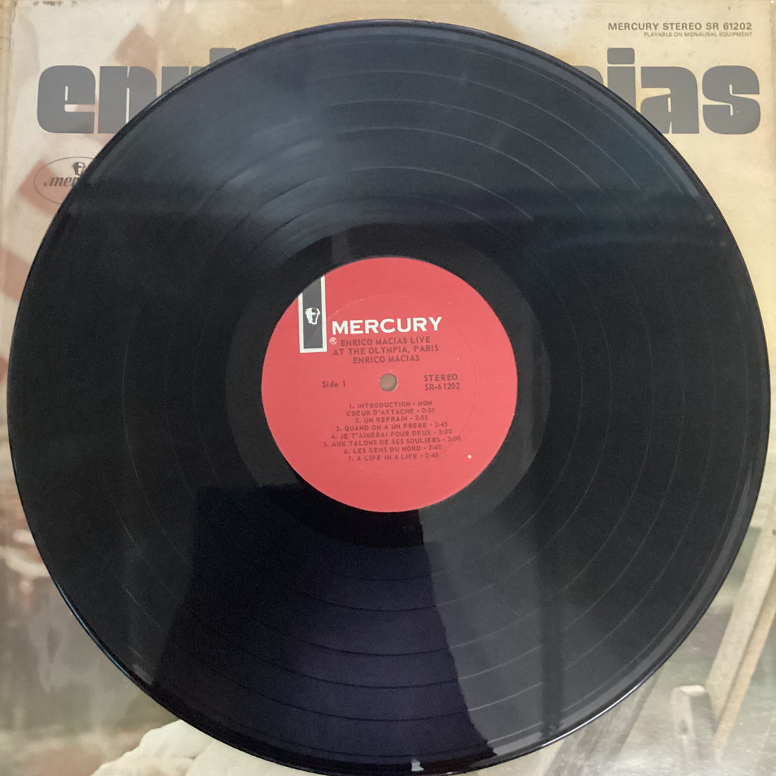 แผ่นเสียง Enrico Macias - Enrico Macias Live At The Olympia, Paris Vinyl VG+