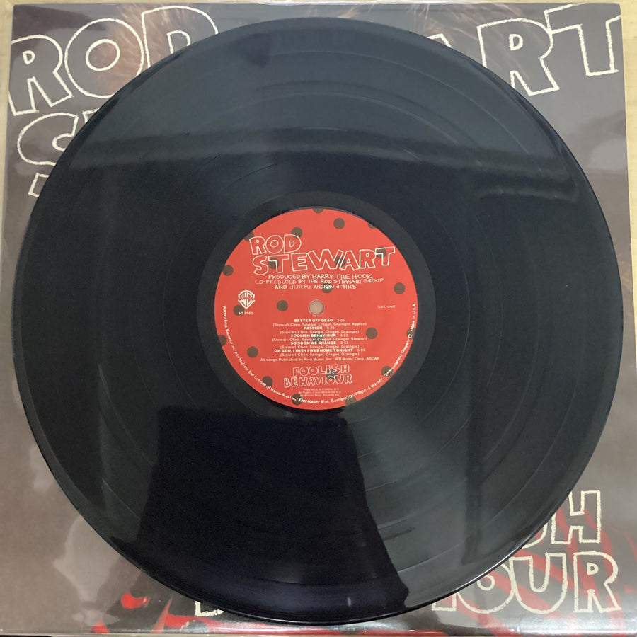 แผ่นเสียง Rod Stewart - Foolish Behaviour Vinyl VG