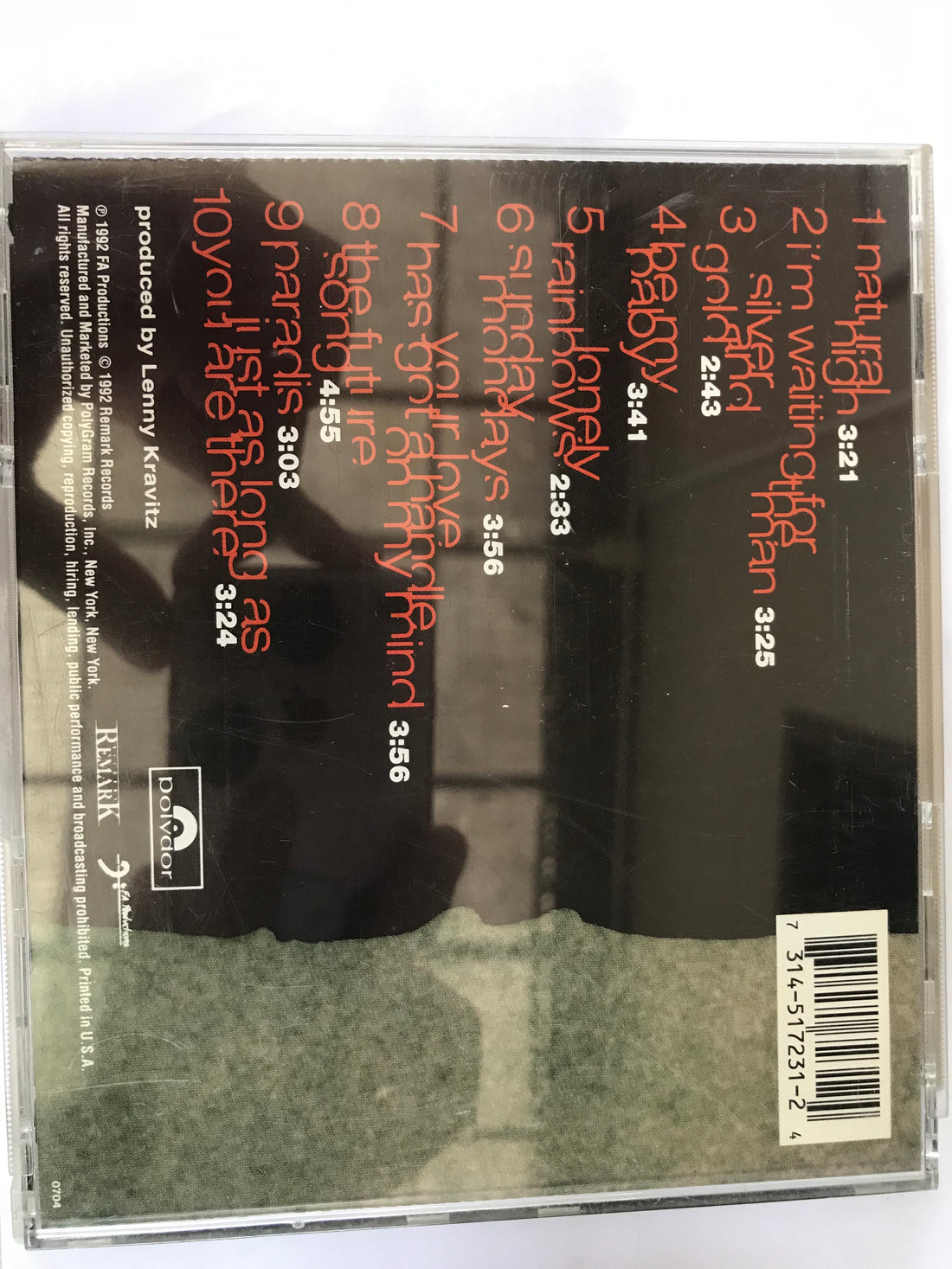 ซีดี Vanessa Paradis - Vanessa Paradis CD VG+