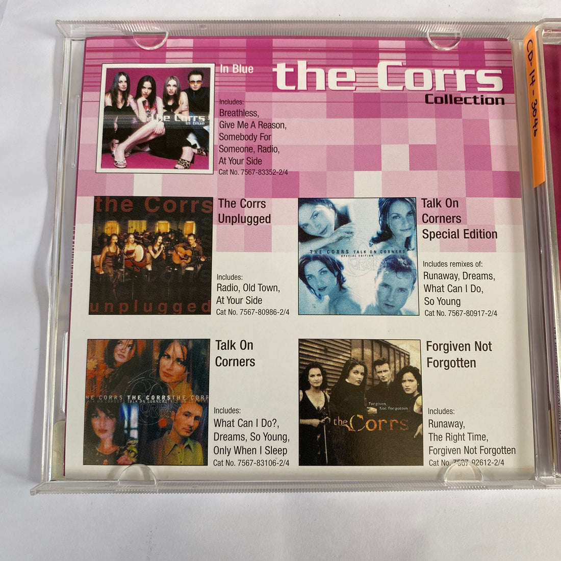 ซีดี The Corrs - In Blue CD NM or M-