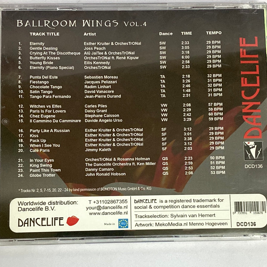 ซีดี Various - Ballroom Wings Vol.4 (CD) (VG+)