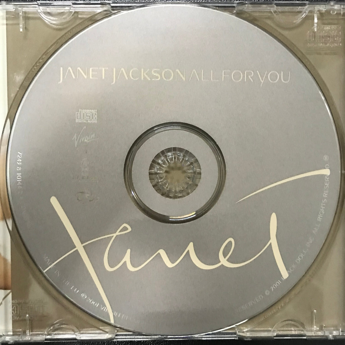ซีดี Janet Jackson - All For You CD VG+