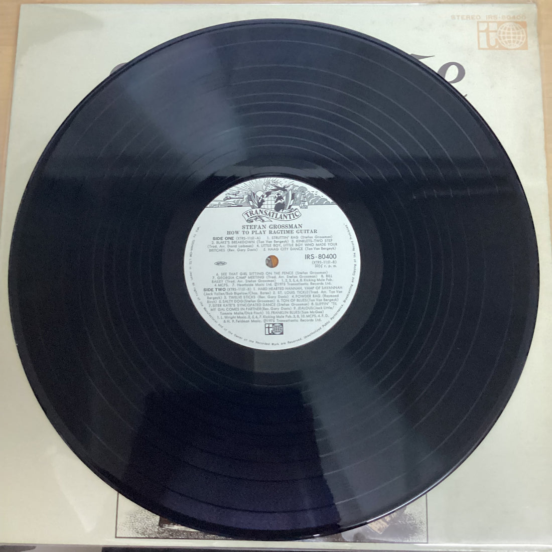 แผ่นเสียง Stefan Grossman & Ton Van Bergeijk - How To Play Ragtime Guitar Vinyl VG+