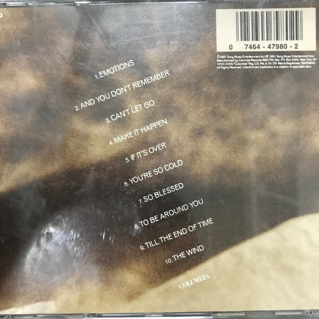 ซีดี Mariah Carey - Emotions CD VG+