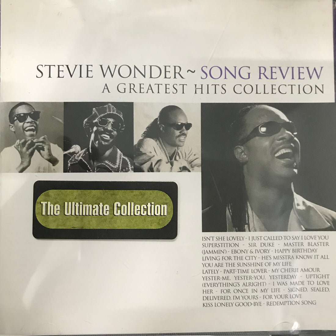 ซีดี Stevie Wonder - Song Review - A Greatest Hits Collection CD VG+