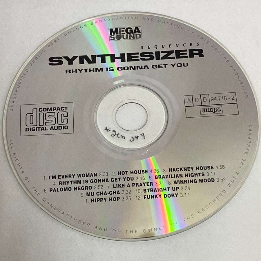 ซีดี Andromeda Project - Synthesizer Sequences - Rhythm Is Gonna Get You CD VG+