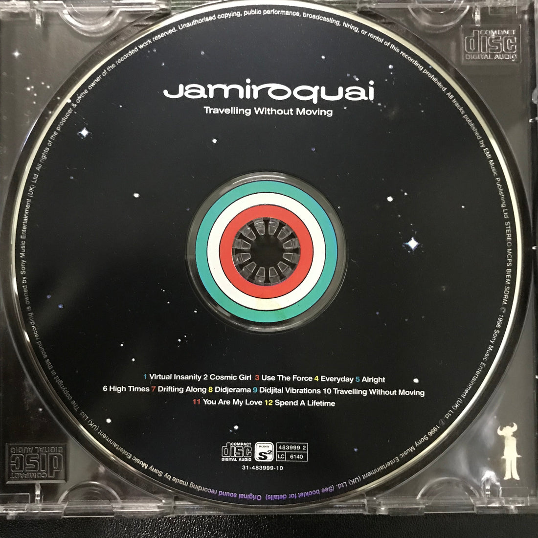 ซีดี Jamiroquai - Travelling Without Moving CD VG+