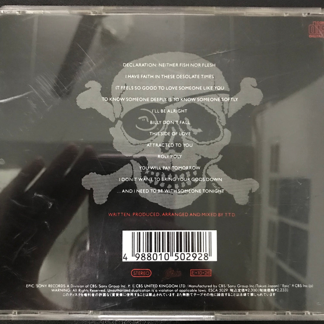ซีดี Terence Trent D'Arby - Terence Trent D'Arby's Neither Fish Nor Flesh: A Soundtrack Of Love, Faith, Hope, And Destruction CD VG+