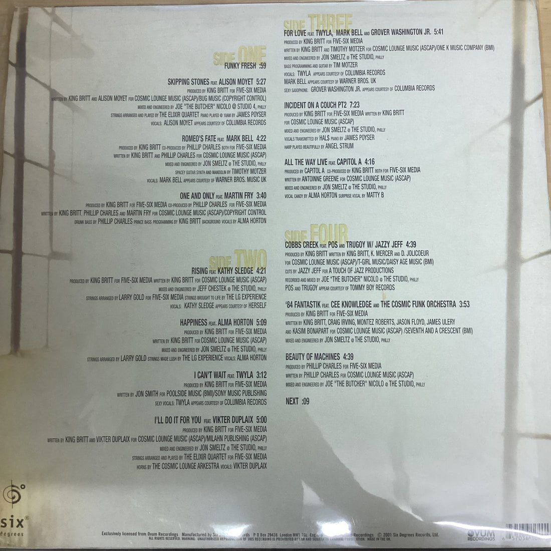 แผ่นเสียง King Britt Presents Sylk 130 - Re-Members Only Vinyl VG+ 2LPs