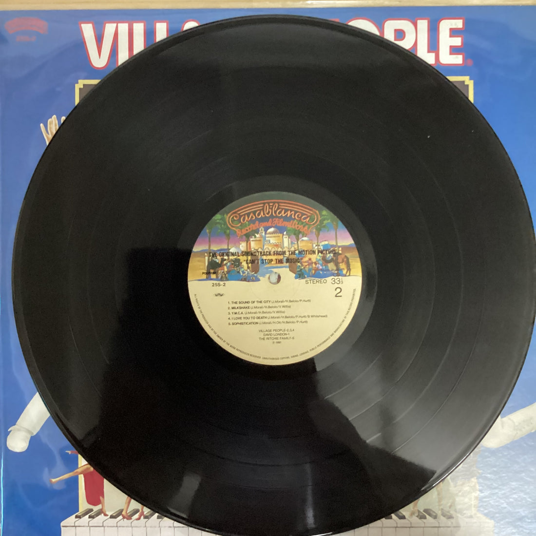 แผ่นเสียง Village People - Can't Stop The Music - The Original Soundtrack Album Vinyl VG+