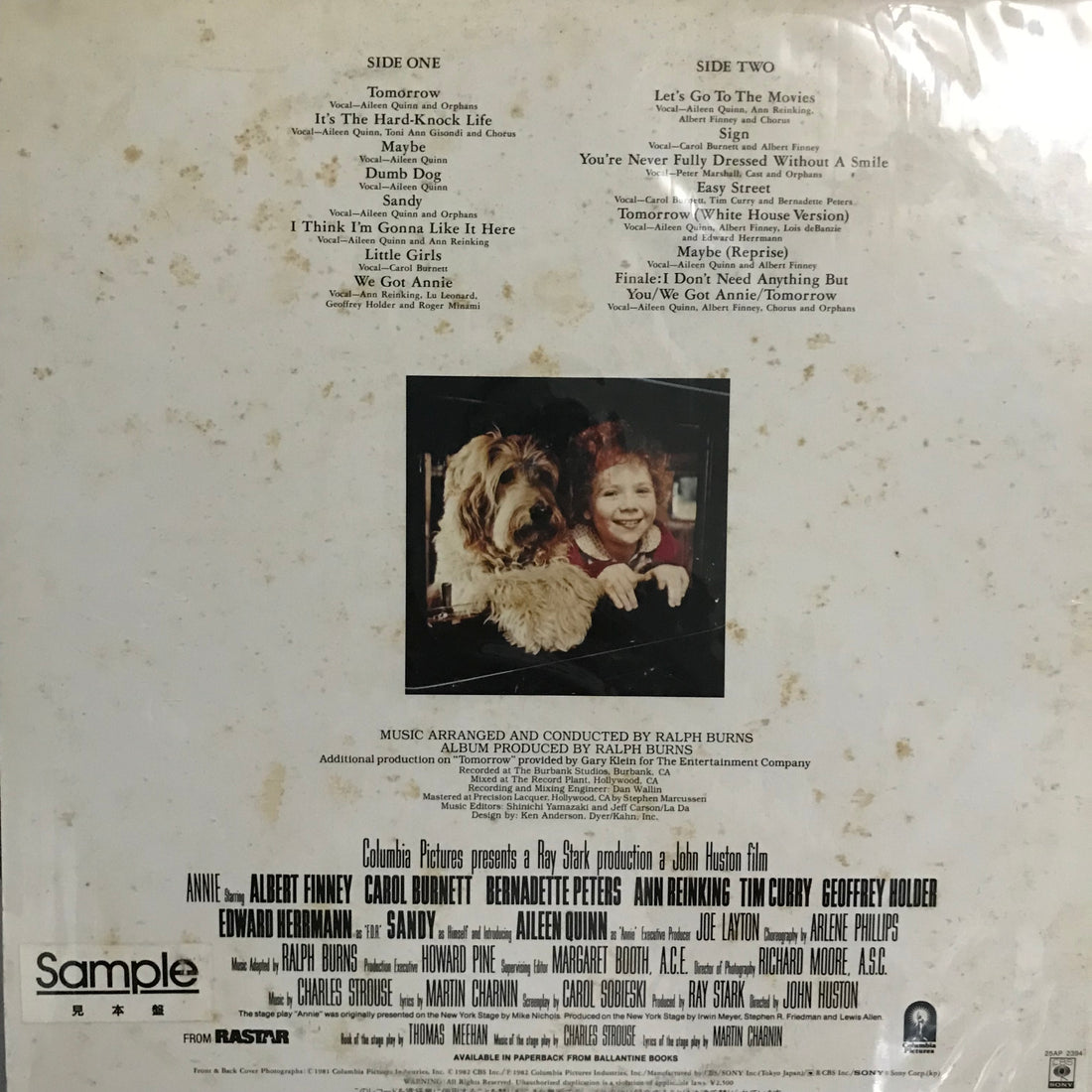 แผ่นเสียง Various - Annie - Original Motion Picture Soundtrack Vinyl VG+