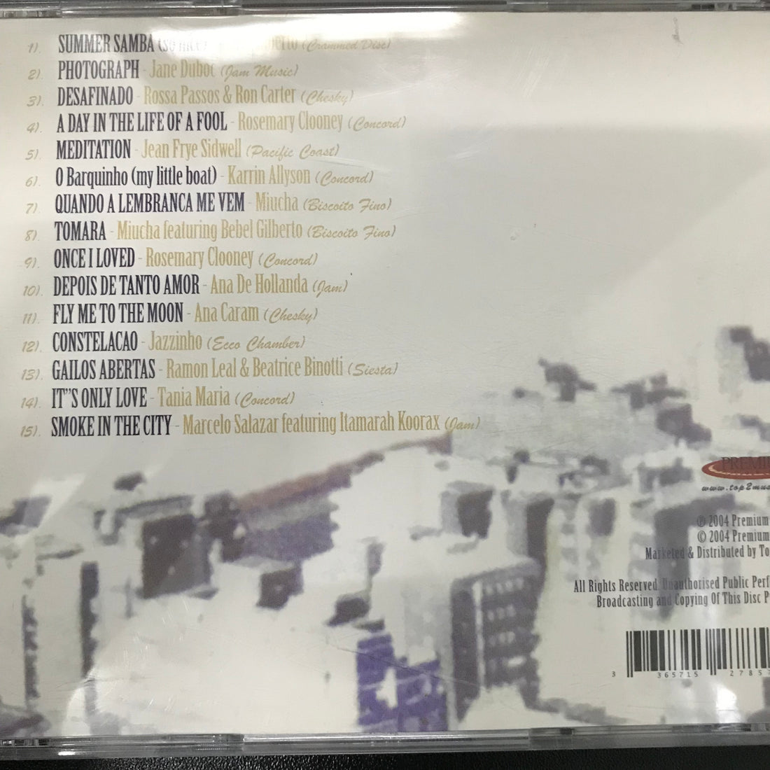 ซีดี Various - Audiophile Bossa Voices: 15 Brazilian Love Tracks CD VG+