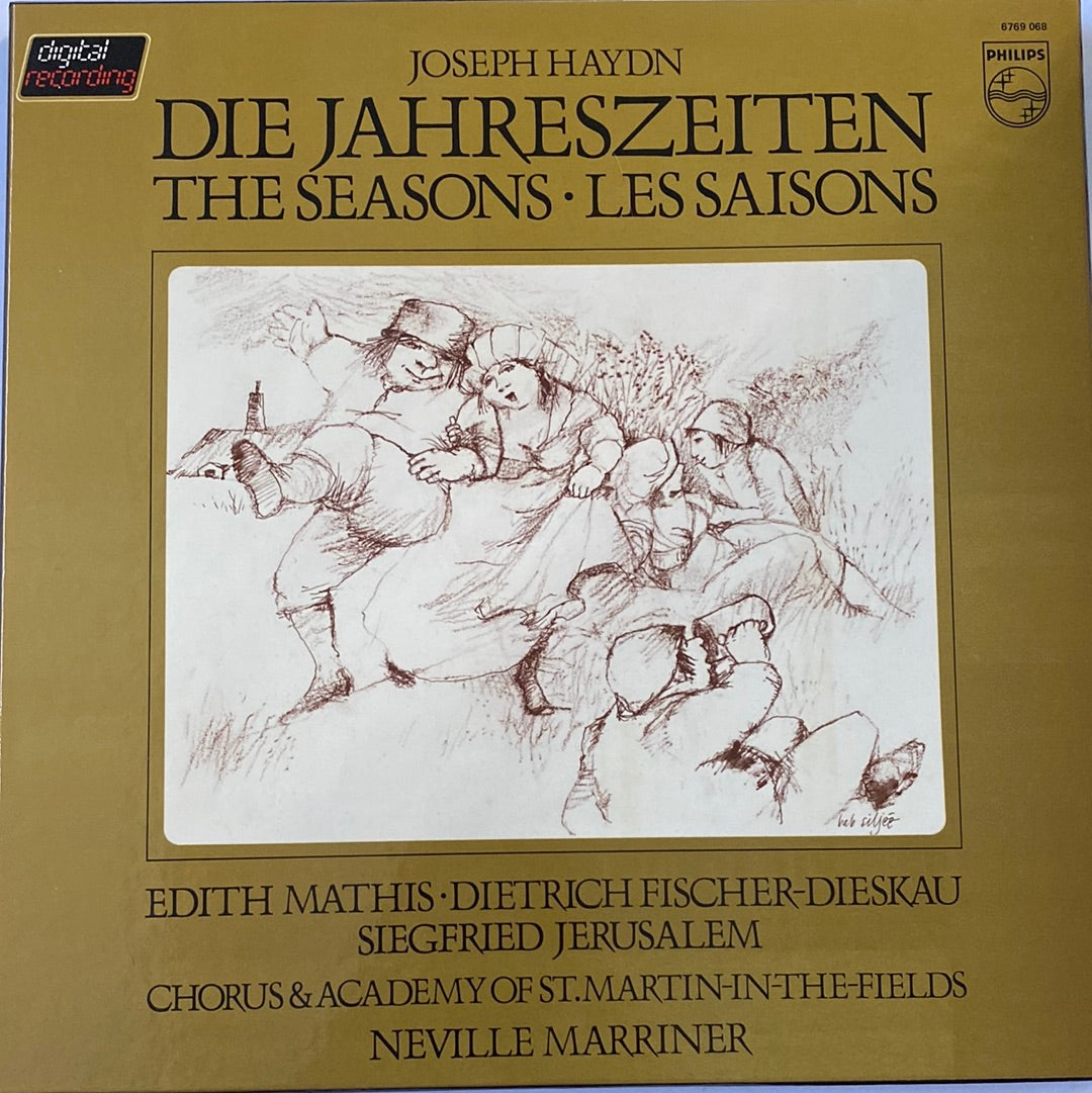 แผ่นเสียง Joseph Haydn, Edith Mathis, Dietrich Fischer-Dieskau, Siegfried Jerusalem, Chorus Of St Martin In The Fields And The Academy Of St. Martin-in-the-Fields, Sir Neville Marriner - Die Jahreszeiten - Gesamtaufnahme (Vinyl) (NM)