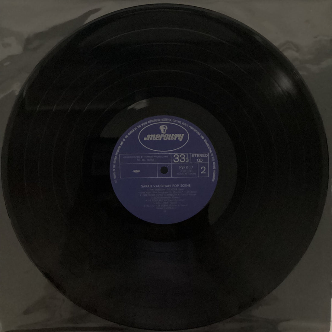 แผ่นเสียง Sarah Vaughan - Pop Scene Vinyl VG+