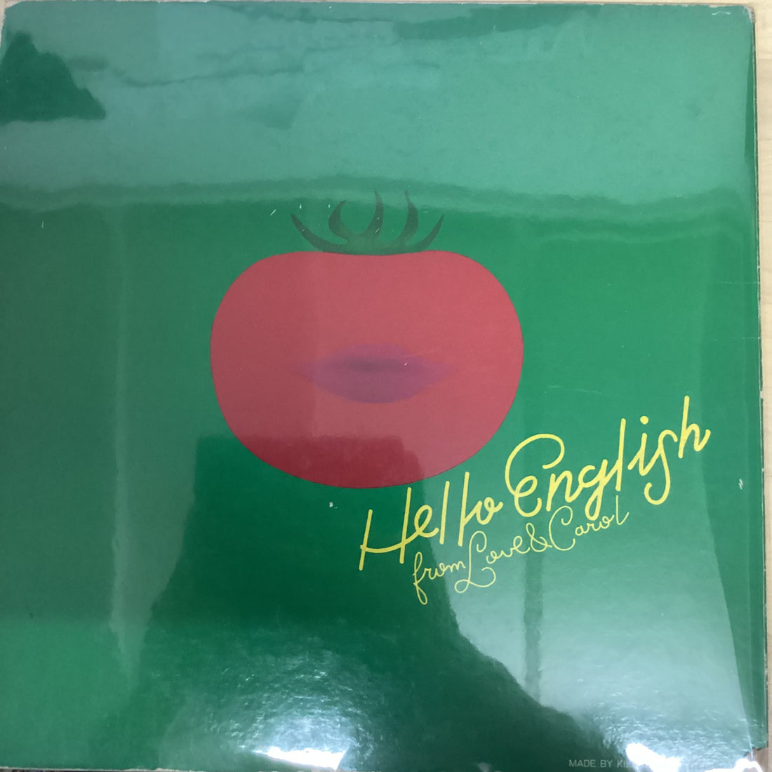 แผ่นเสียง Love & Carol - Hello English From Love & Carol Vinyl VG+ แผ่นสี