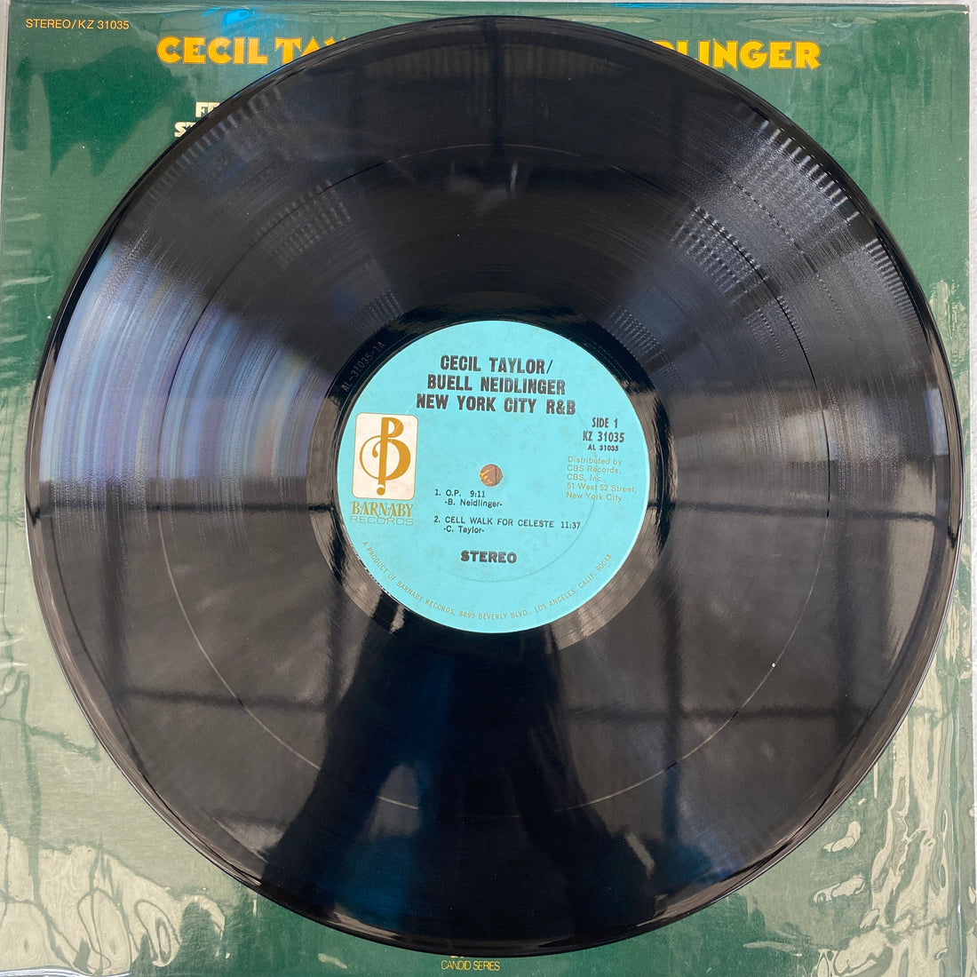 แผ่นเสียง Cecil Taylor / Buell Neidlinger - New York City R&B Vinyl VG+
