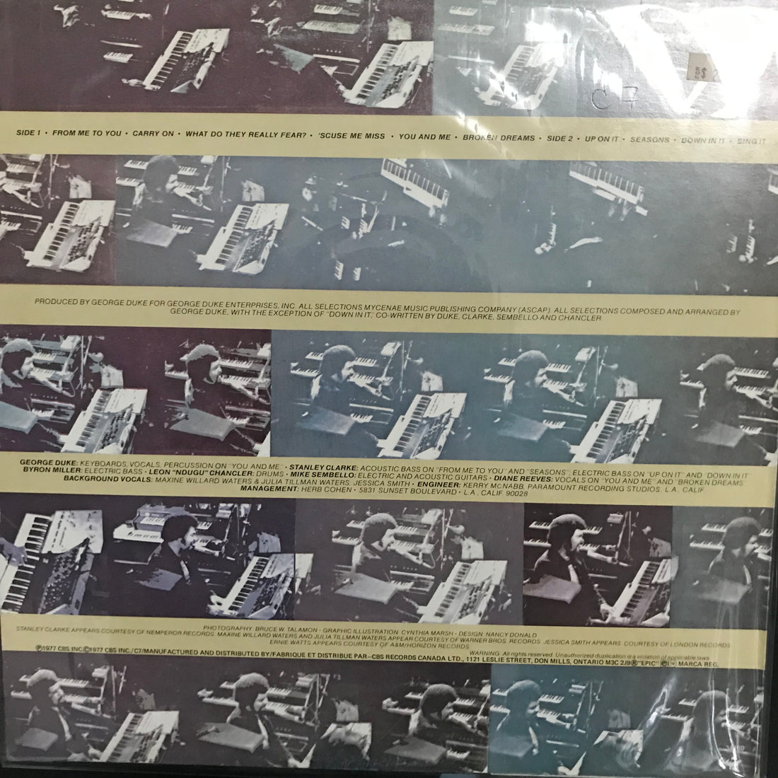 แผ่นเสียง George Duke - From Me To You Vinyl VG+