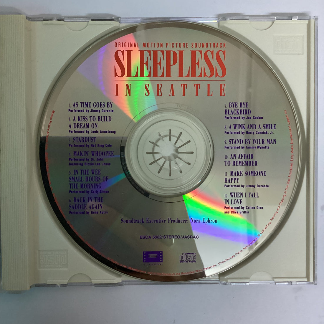 ซีดี Various - Sleepless In Seattle Original Motion Picture Soundtrack =めぐり逢えたら CD VG+