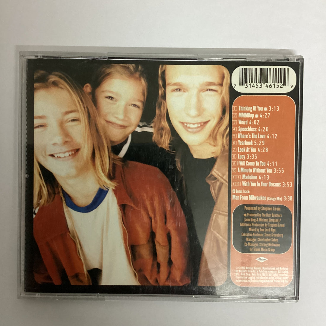 ซีดี Hanson - Middle Of Nowhere CD VG+