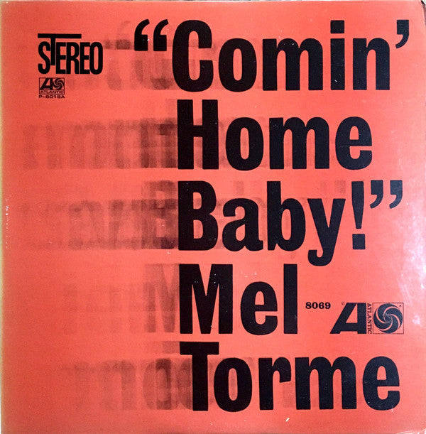 Mel Tormé : Comin' Home Baby! (LP, Album, RE)