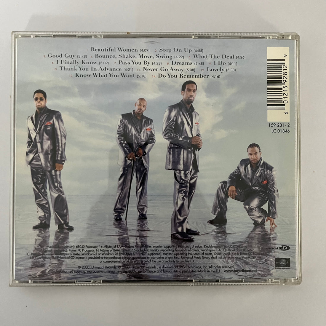 ซีดี Boyz II Men - Nathan, Michael, Shawn, Wanya CD VG+