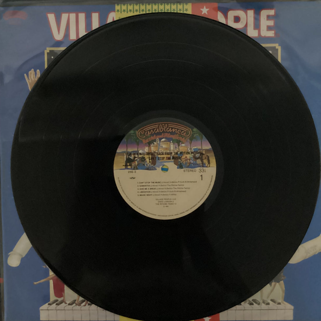 แผ่นเสียง Village People - Can't Stop The Music - The Original Soundtrack Album Vinyl VG+
