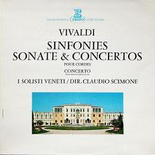 Antonio Vivaldi, I Solisti Veneti / Dir. Claudio Scimone : Sinfonies, Sonate & Concertos (LP)