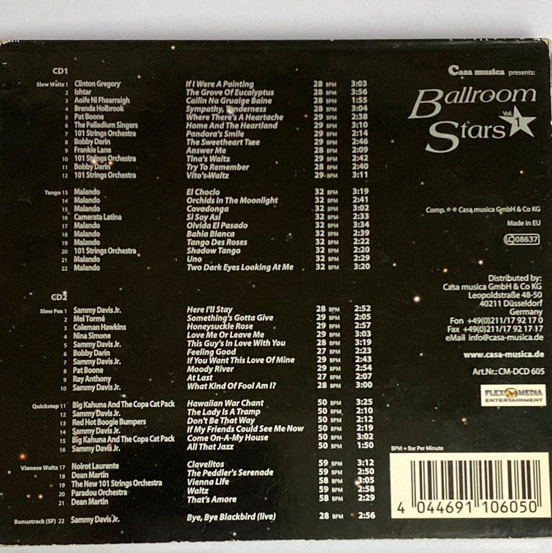 ซีดี Various -Ballroom Stars Vol.1 CD VG+ 2CD