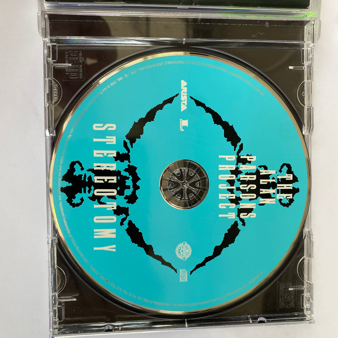 ซีดี The Alan Parsons Project - Stereotomy CD NM or M-