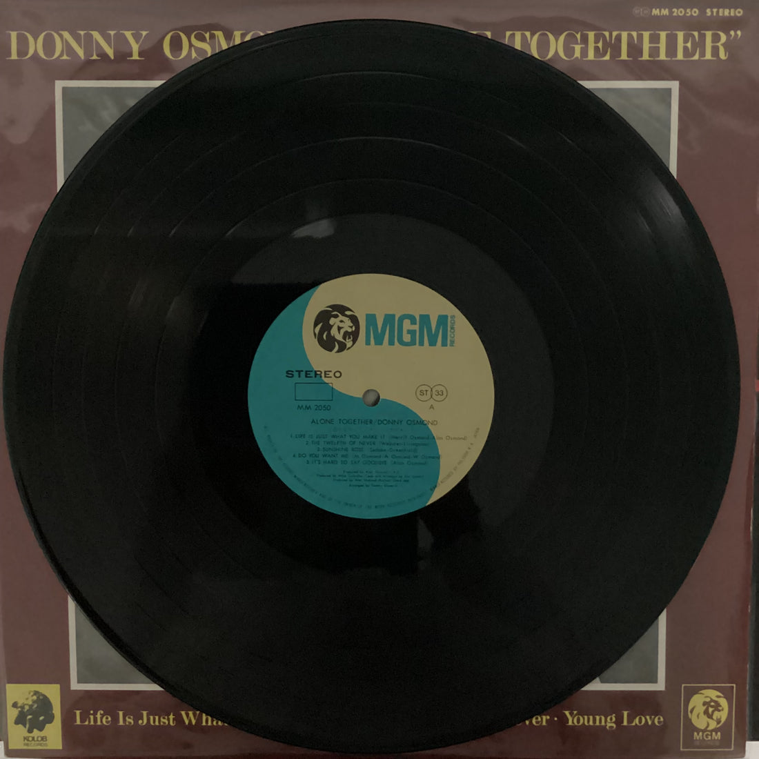 แผ่นเสียง Donny Osmond - Alone Together Vinyl VG+