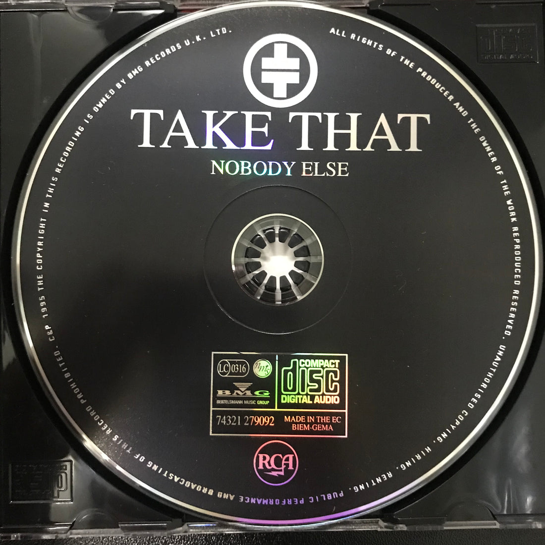 ซีดี Take That - Nobody Else CD VG+