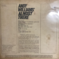 แผ่นเสียง Andy Williams - Almost There Vinyl VG