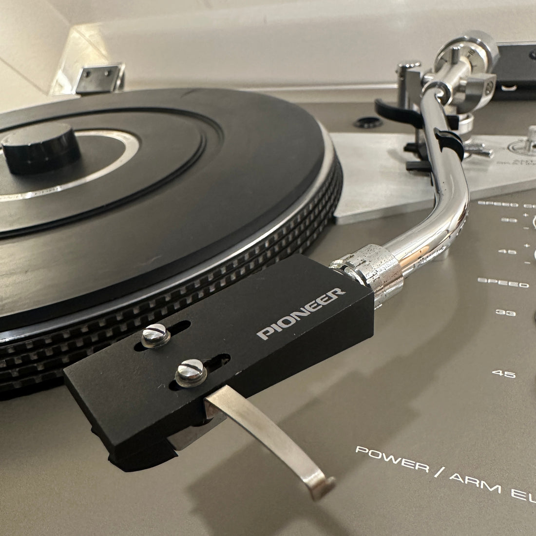 เครื่องเล่นแผ่นเสียง Pioneer PL-1250S Manual Direct Drive Turntable (220V)