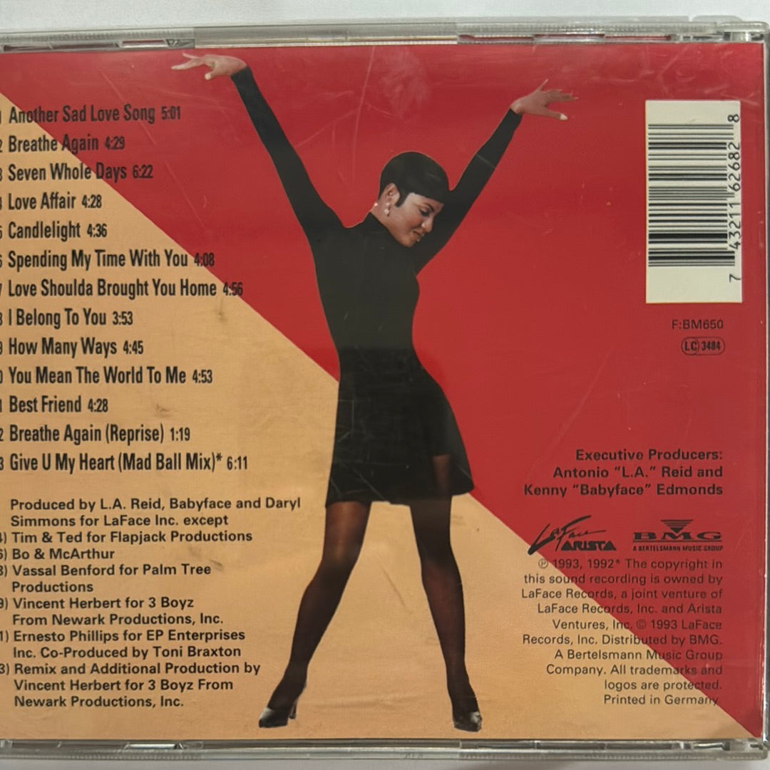 ซีดี Toni Braxton - Toni Braxton (CD) (VG+)