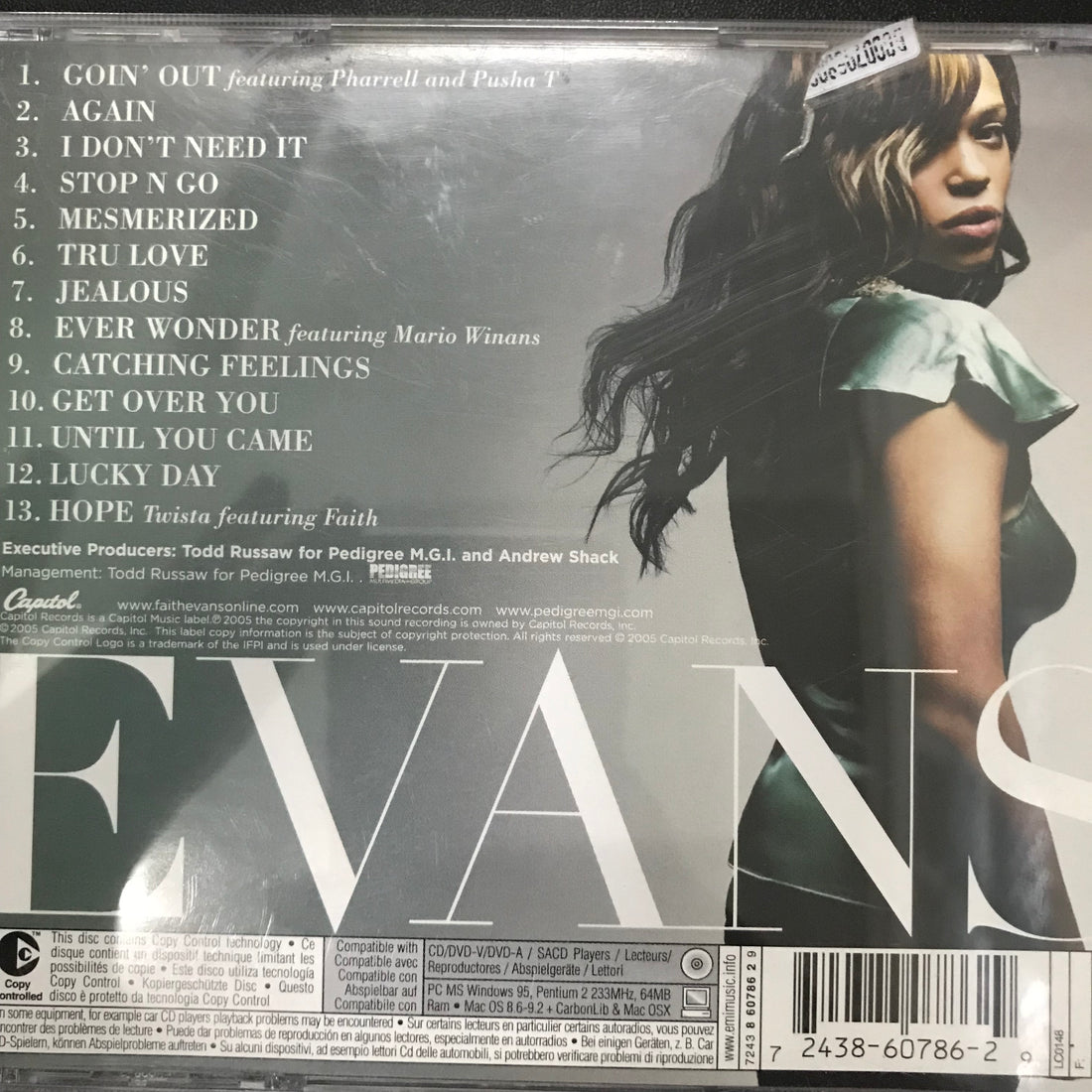 ซีดี Faith Evans - The First Lady CD VG+