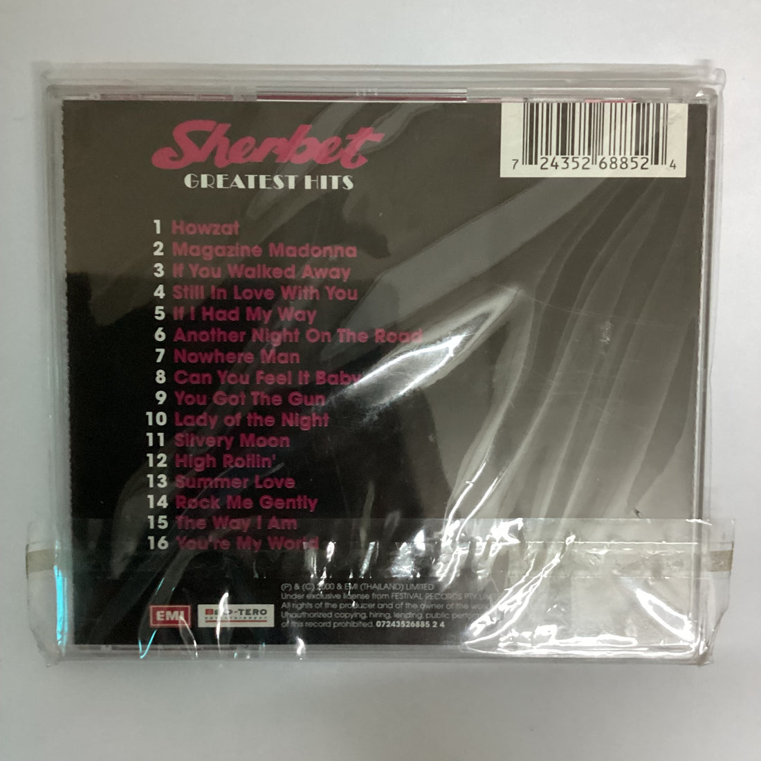 ซีดี Sherbet - Greatest Hits CD NM or M-