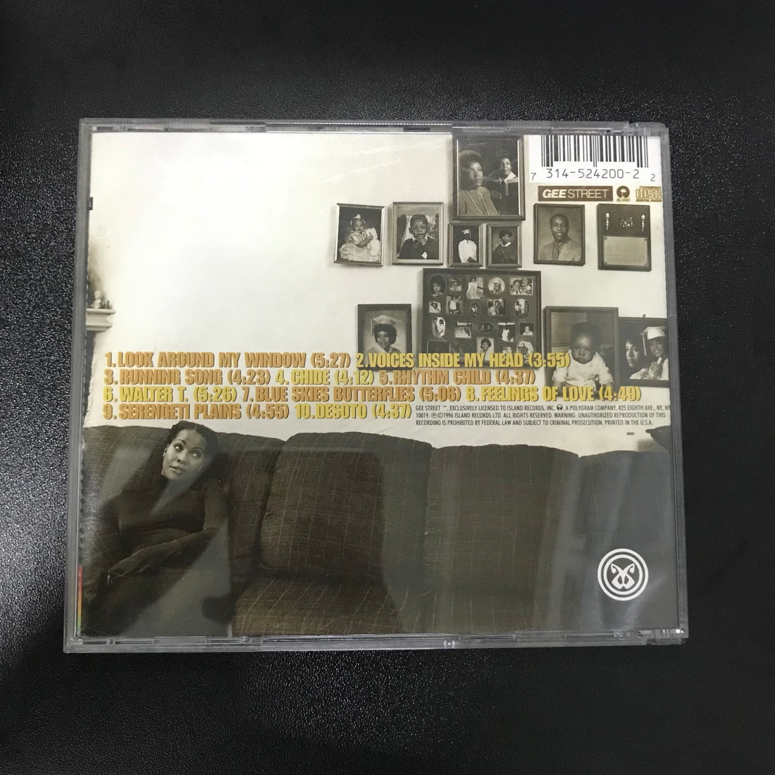 ซีดี Ambersunshower - Walter T. Smith CD VG+