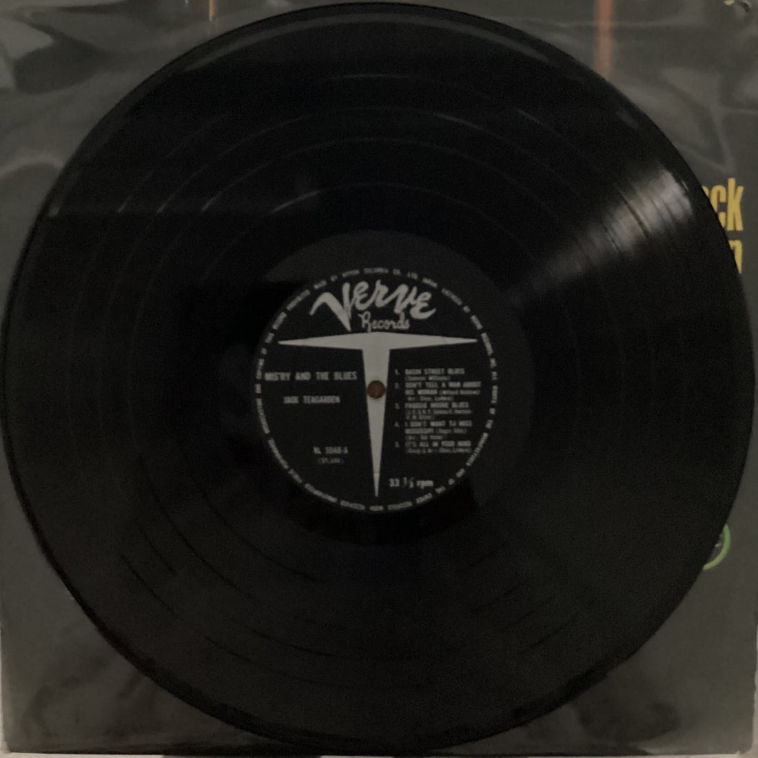 Jack Teagarden - Mis'ry And The Blues Vinyl VG+
