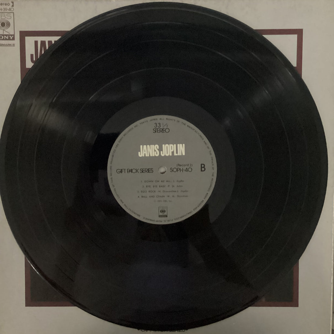 แผ่นเสียง Janis Joplin - Janis Joplin Vinyl VG+ 2LPs