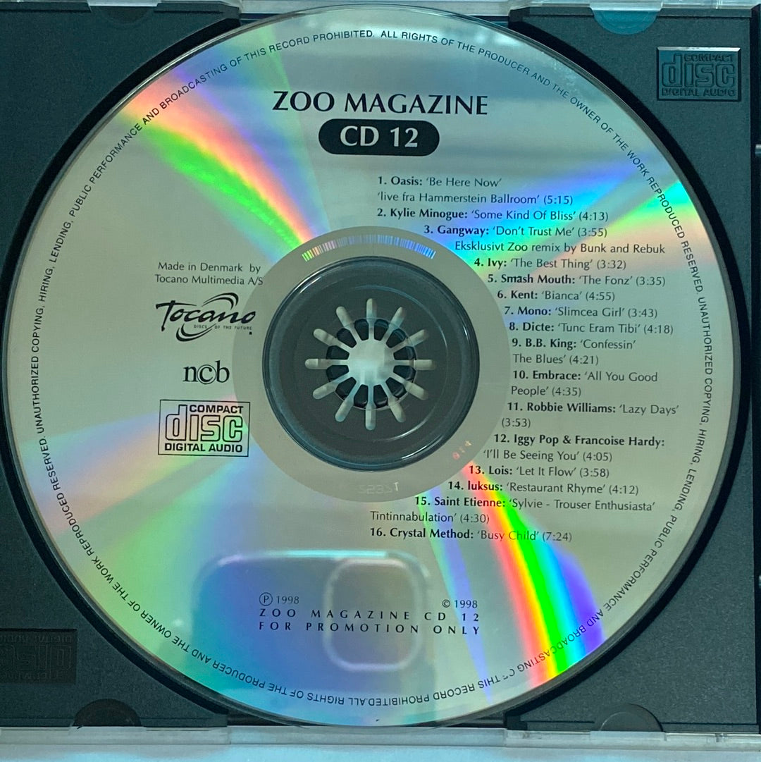 ซีดี Various - Zoo Magazine CD Sampler 12 (CD) (VG+)